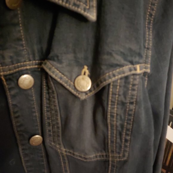NWOT Jeans Jacket Sz L - Picture 4 of 5